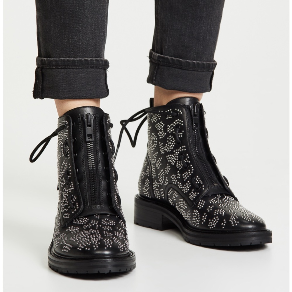 Rag & Bone Ankle Black Boots